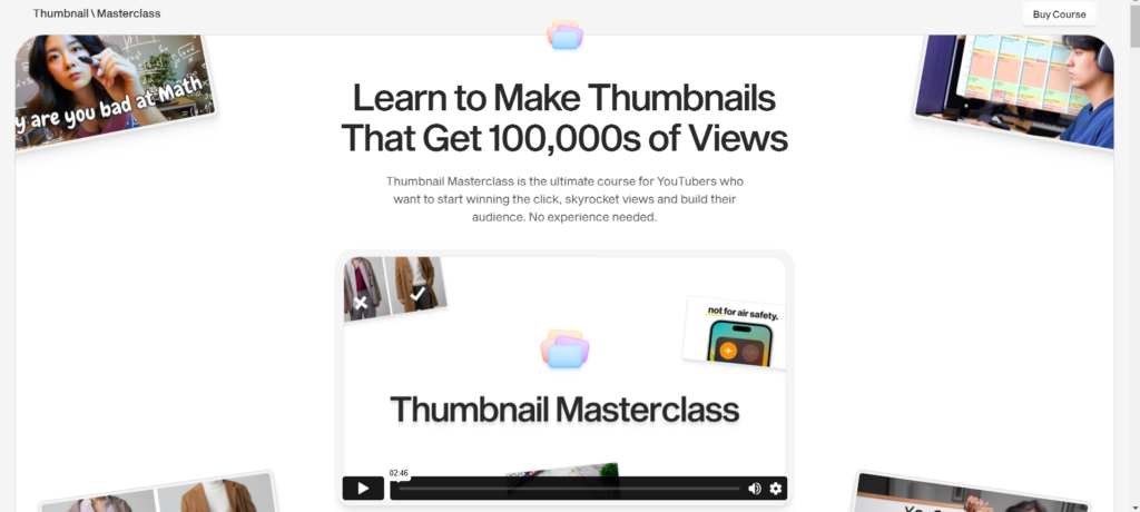 Ali Abdaal – Thumbnail Masterclass