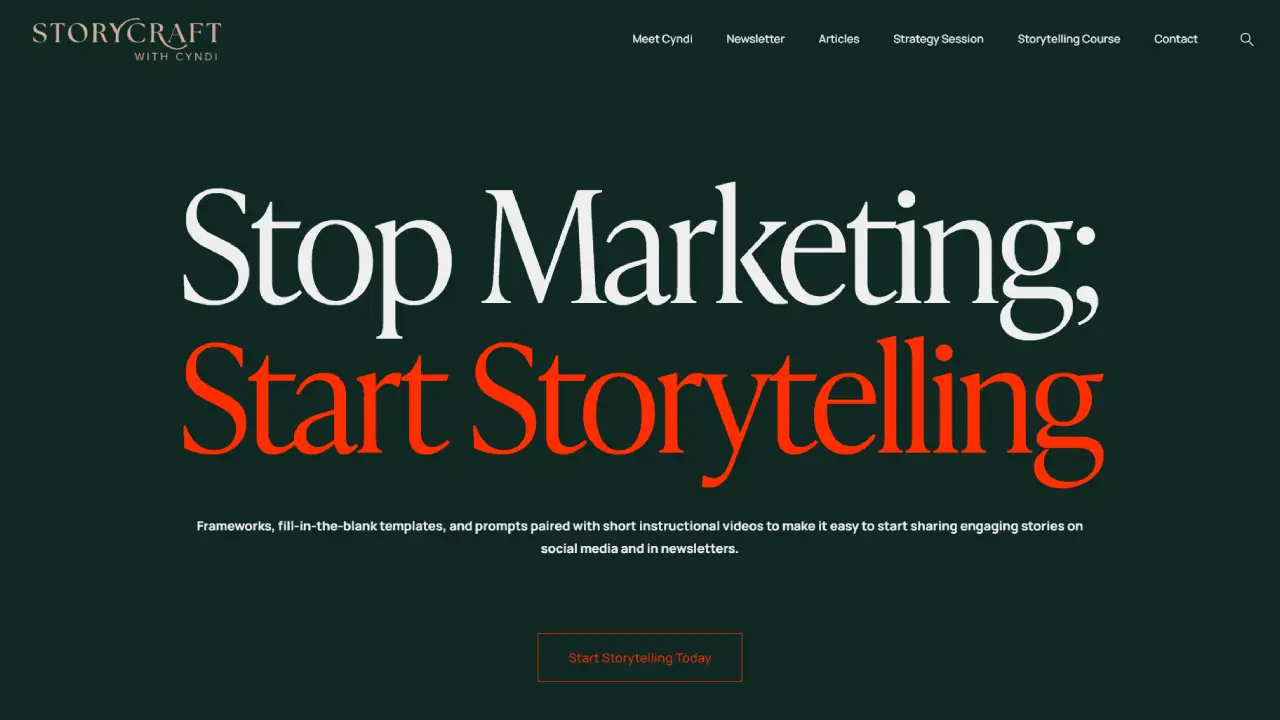 Cyndi Zaweski – Short-Form Storytelling