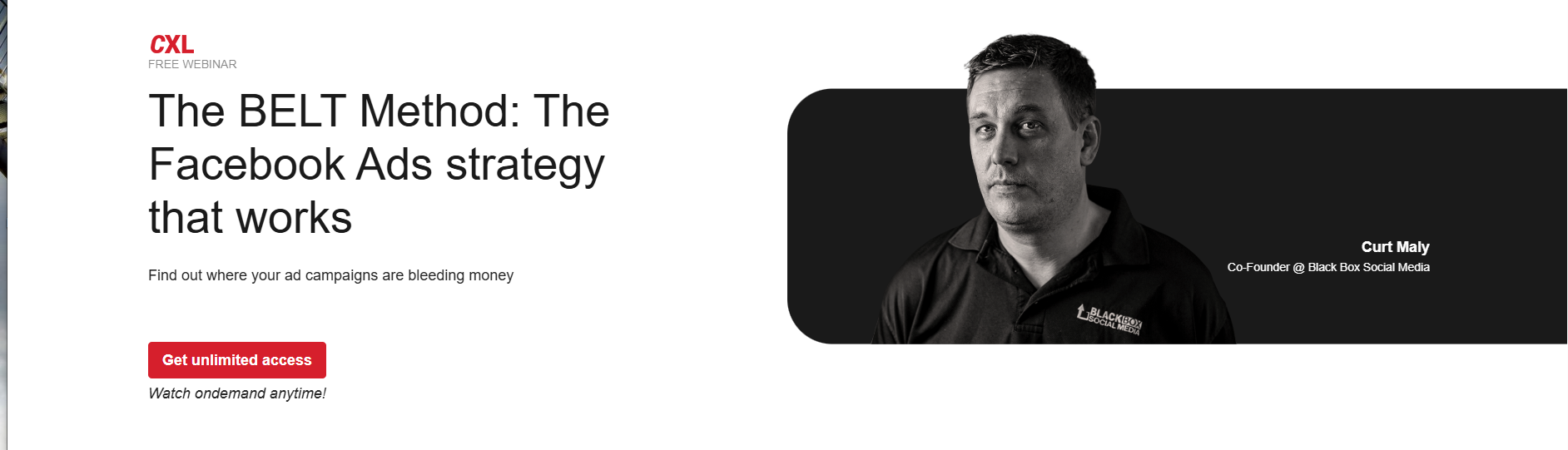 Curt Maly – BELT Method Paid Ad Strategies