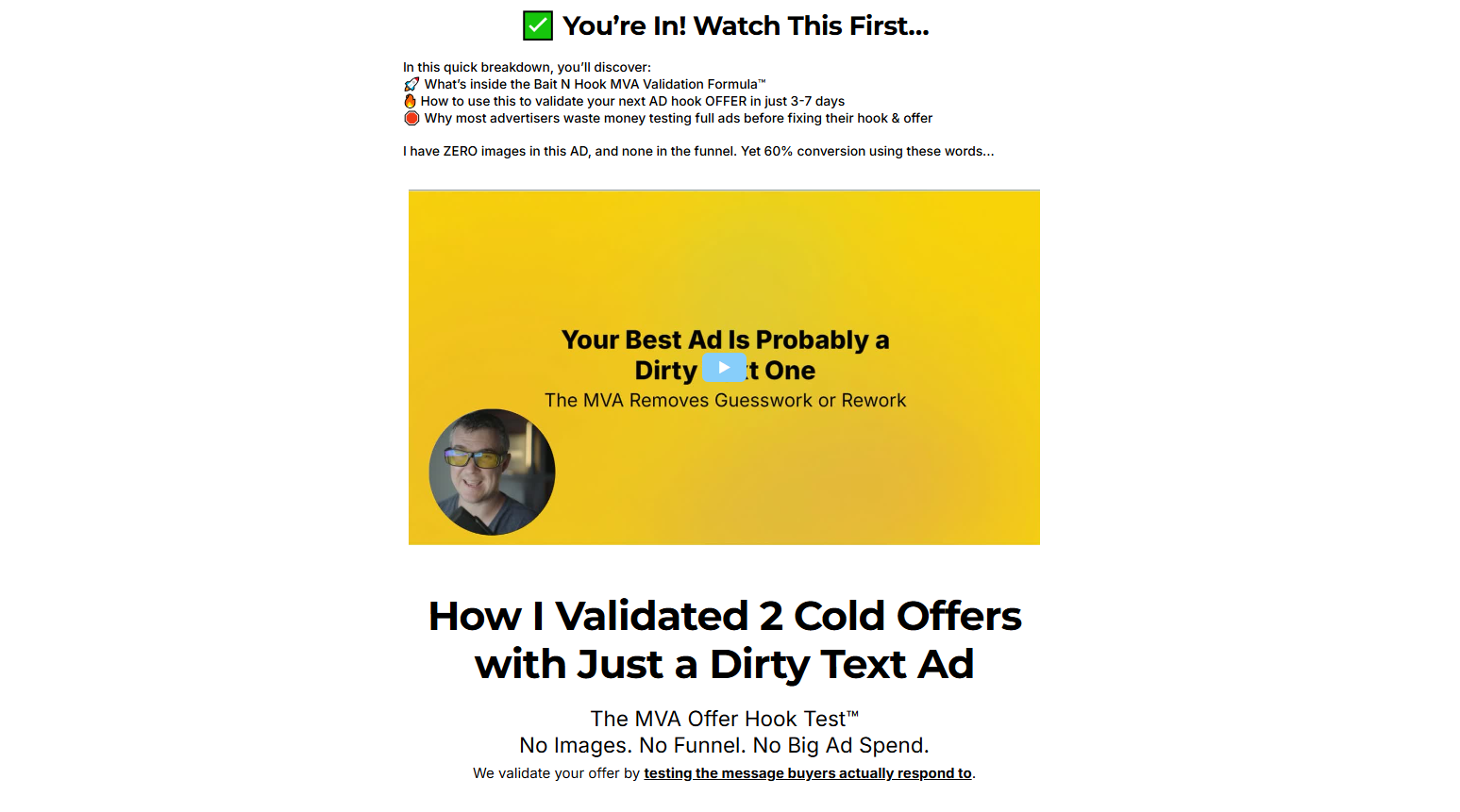 Bait N Hook - Validate Ads Offer Without Spending Loads of Money