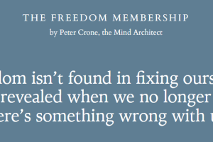 Peter Crone – Freedom