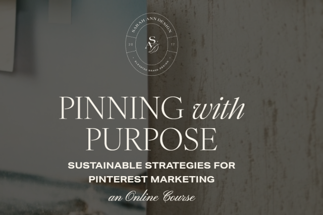 Sarah Ann – Pinning with Purpose
