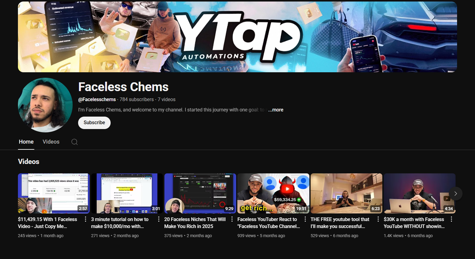 Chems - Faceless Youtube Business