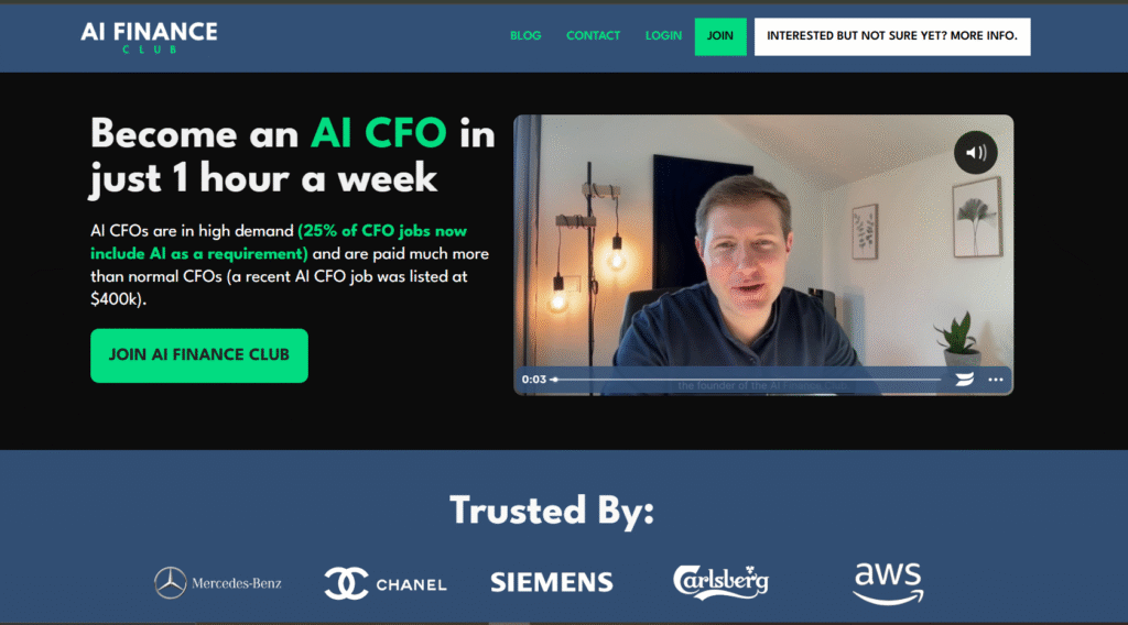 AI Finance club 2025 course