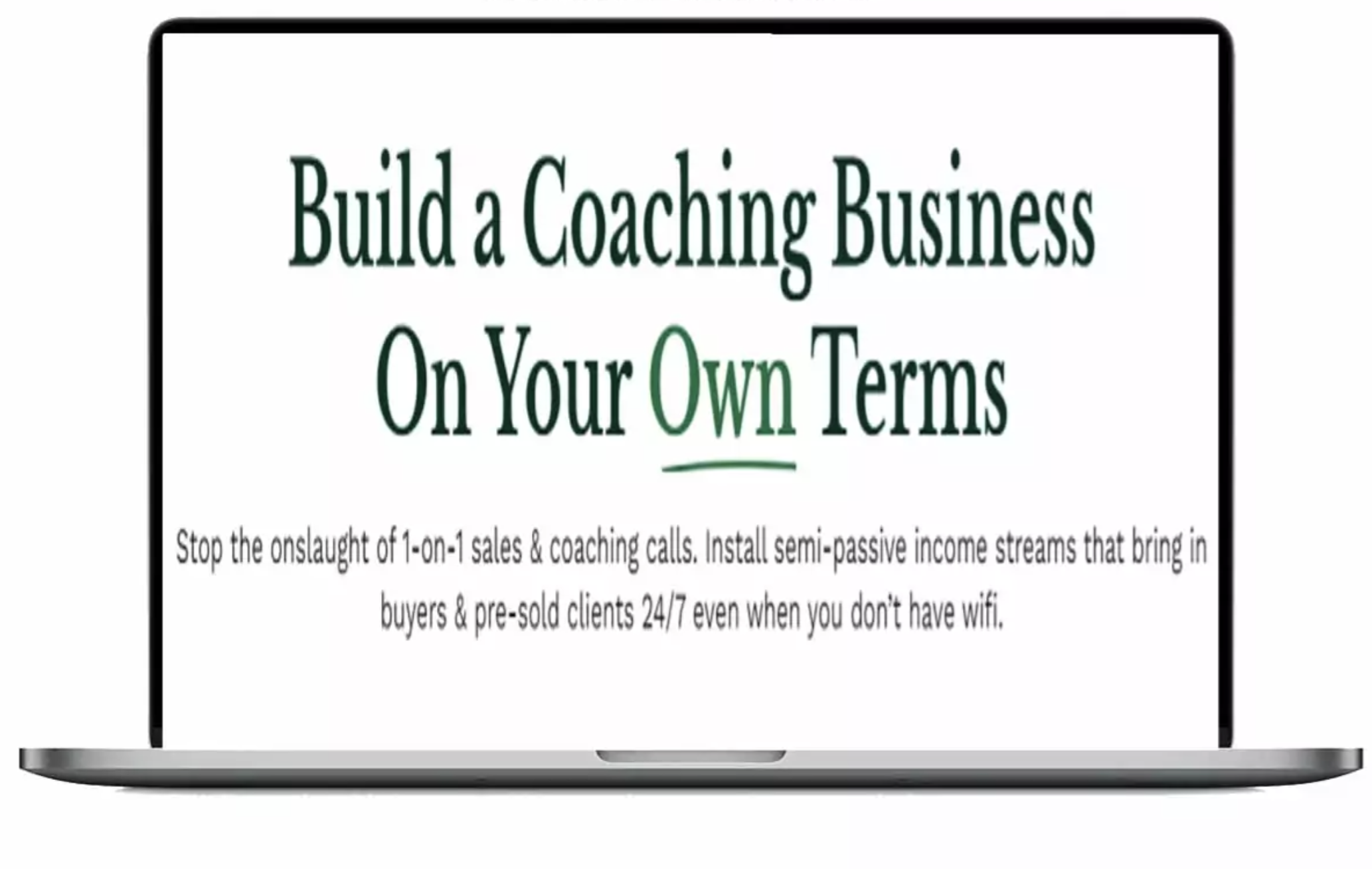 Zac Hansen – Build a Coaching Business On Your Own Terms