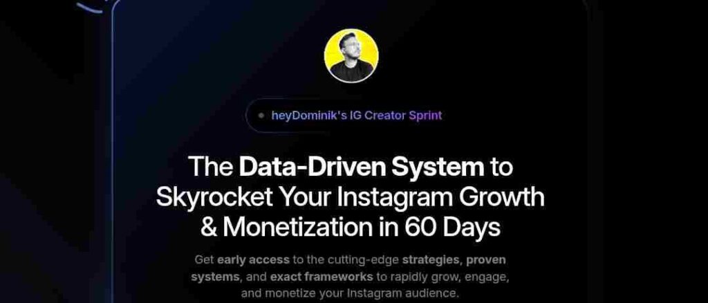 heyDominik – CreatorSprint