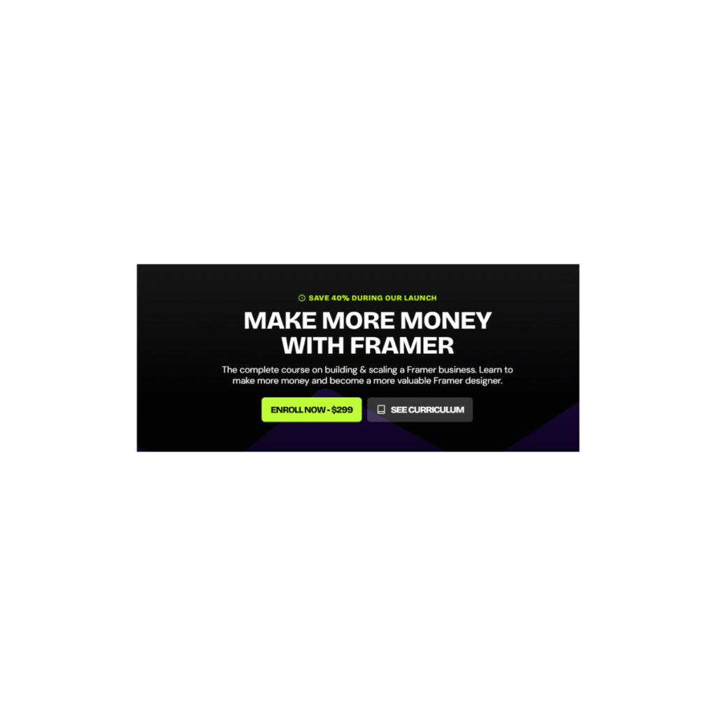 Ryan Hayward – Ultimate Framer Career Accelerator Course