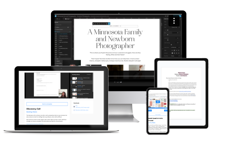 Davey and Krista – Get Paid to Customize Showit Templates