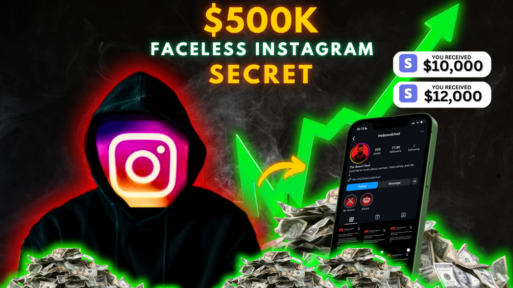 The Based Chad - $500K+ With Faceless IG