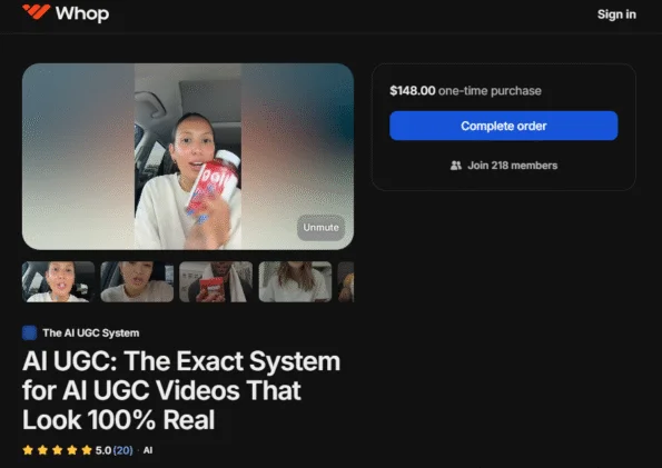 AI UGC – The Exact System for AI UGC Videos That Look 100% Real