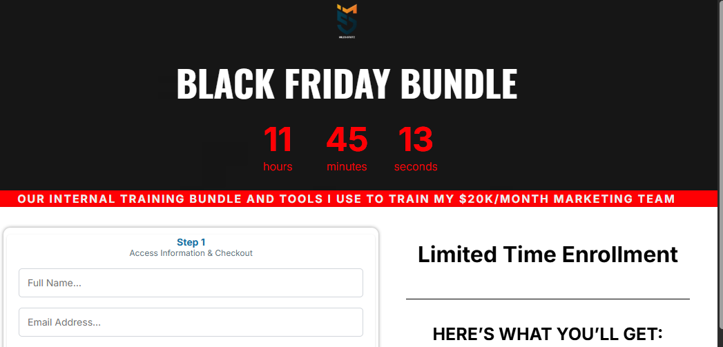 Miles Stutz – Black Friday Bundle