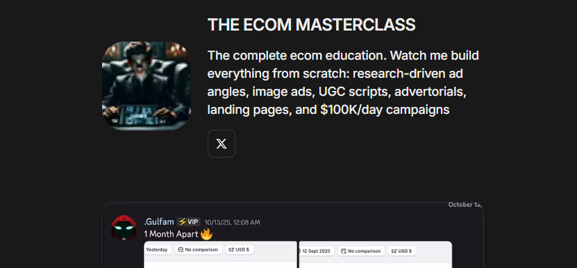 Zakaria Airakaz – Ecom Masterclass – The Complete $100K/Day System (Up to Dec 2025)