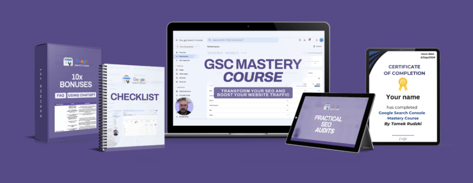 Tomek Rudzki – GSC Mastery Course