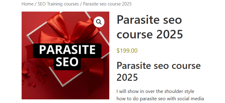 Jesper Nissen – Parasite Seo Course 2025